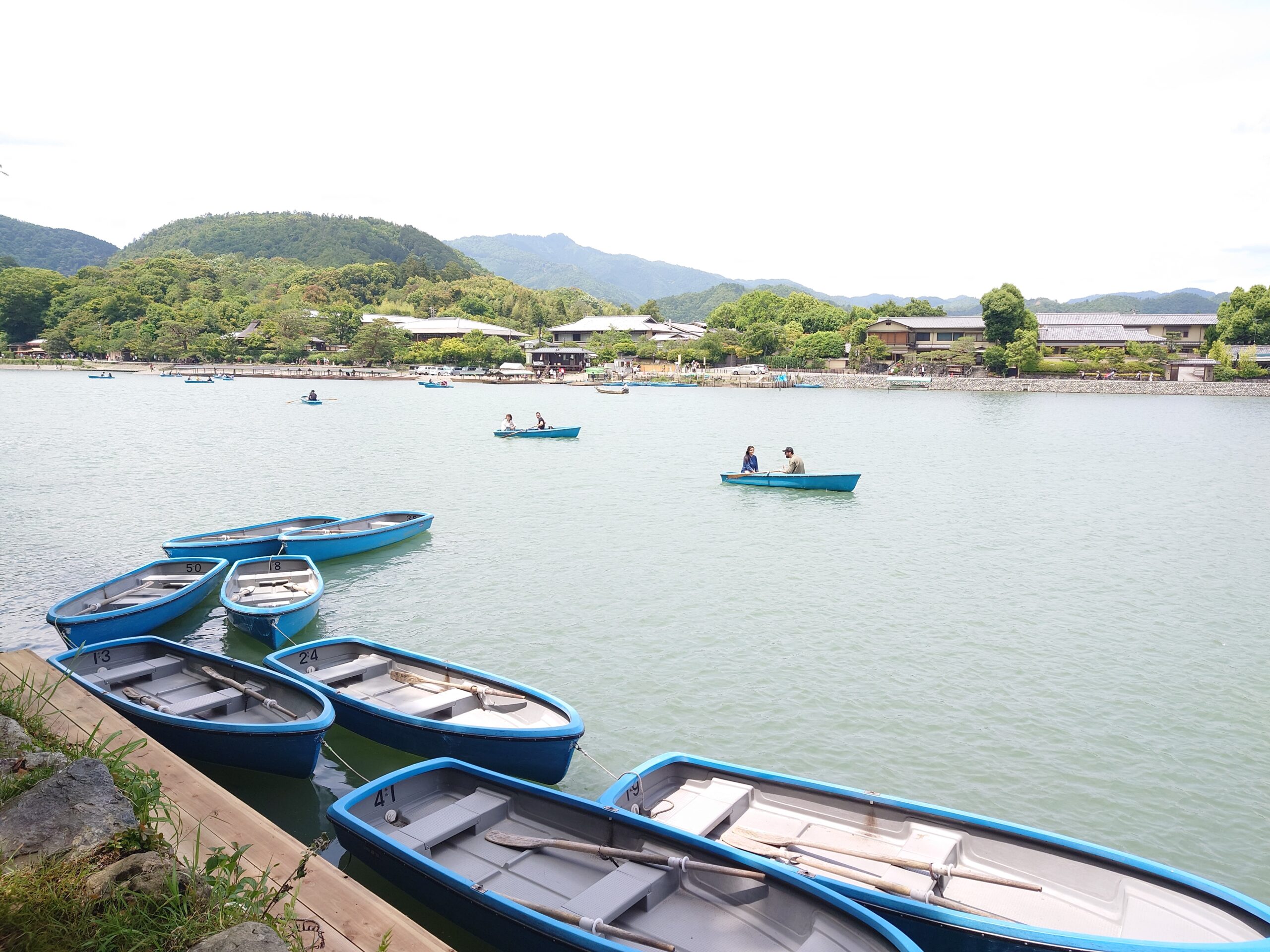 桂川でのボート体験