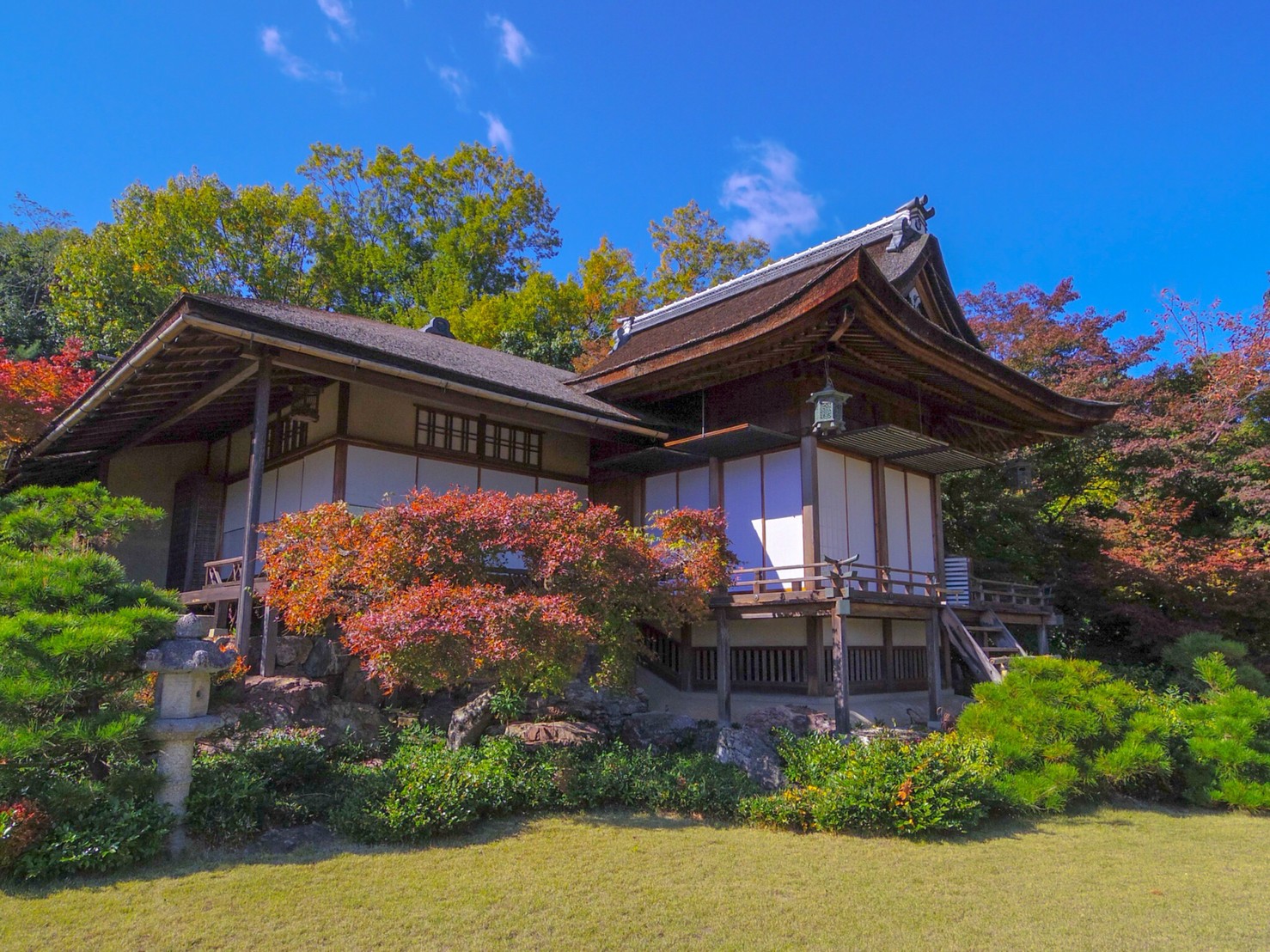 大河内山荘庭園の風景