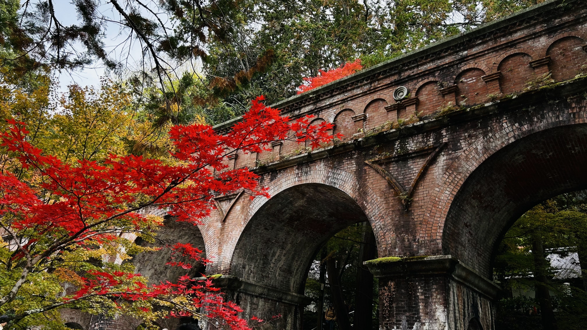 南禅寺水路閣-紅葉